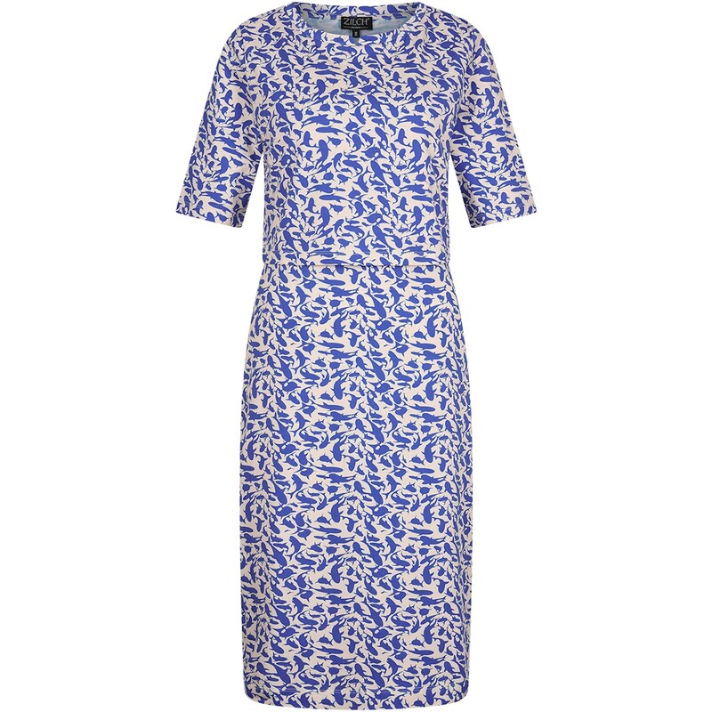Zilch 41COL40.291 001256 - Dámské šaty Koi Off White mix barev 90501249