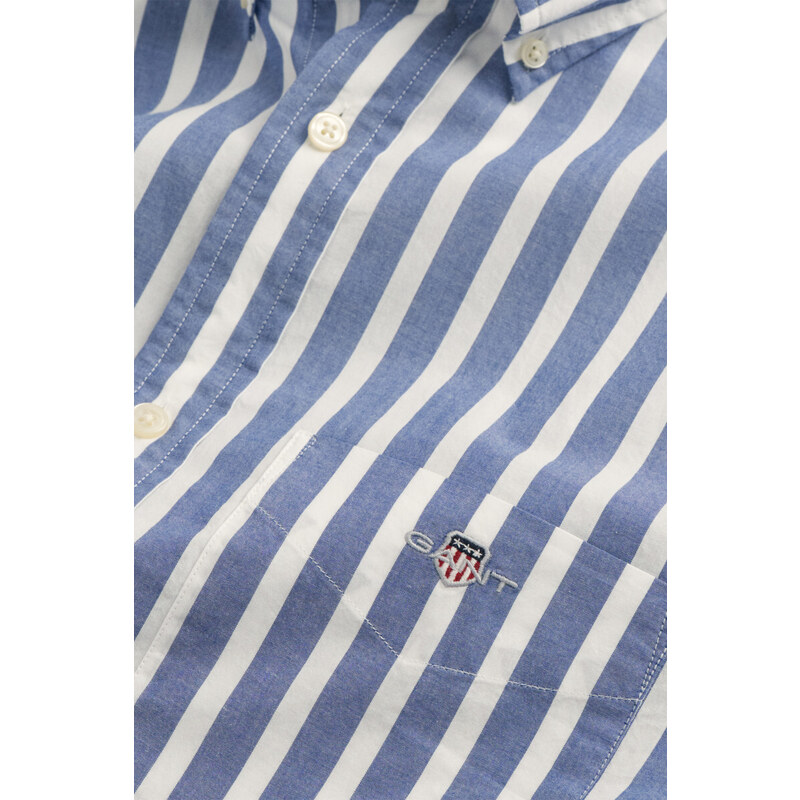 KOŠILE GANT REG WIDE POPLIN STRIPE SHIRT modrá M