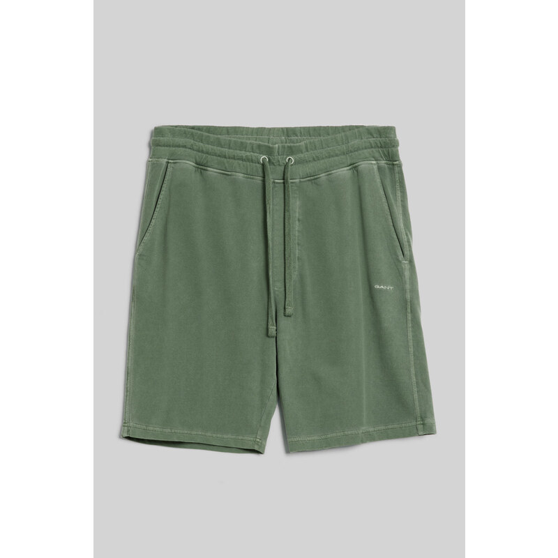 TEPLÁKOVÉ ŠORTKY GANT SUNFADED SHORTS zelená S