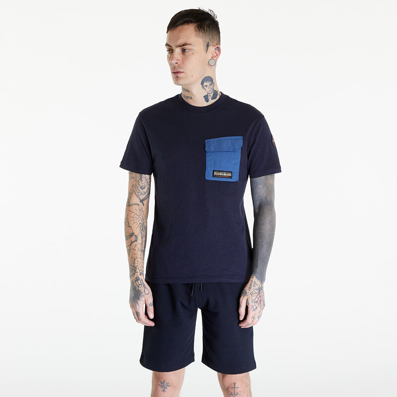 Pánské tričko Napapijri Tepees T-Shirt Blue Marine
