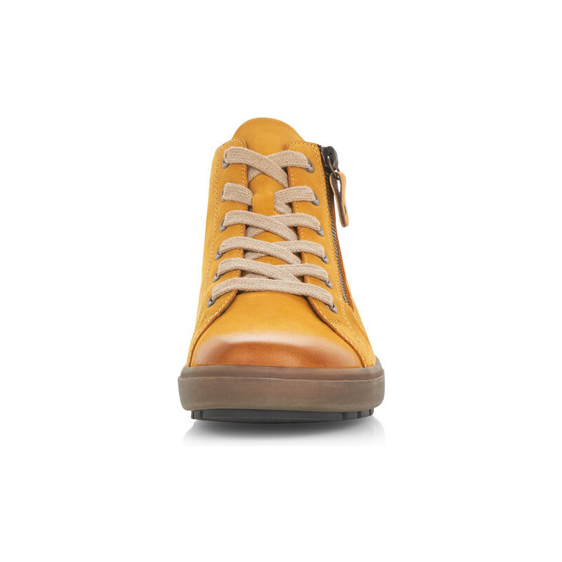 RIEKER Dámská kotníková obuv D4471-68 REMONTE žlutá