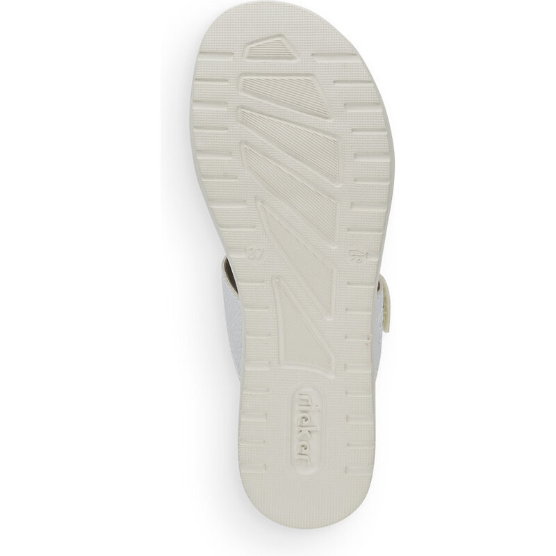 Dámské pantofle V5094-80 Rieker bílé