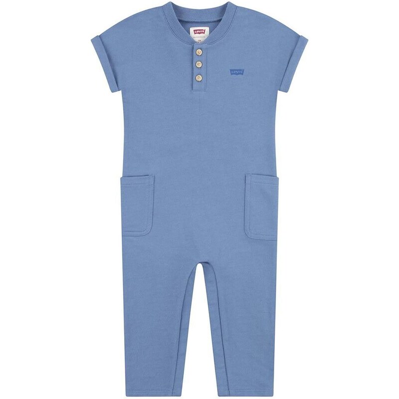 Dětské rampery Levi's LVN SS HENLEY COVERALL