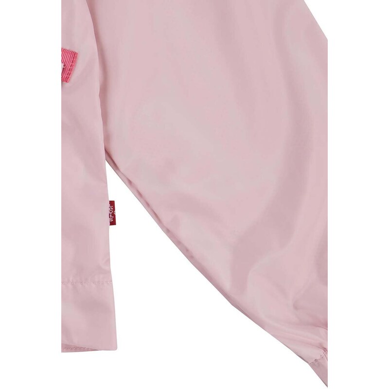 Dětská bunda Levi's LVG MESH LINED WOVEN JACKET růžová barva