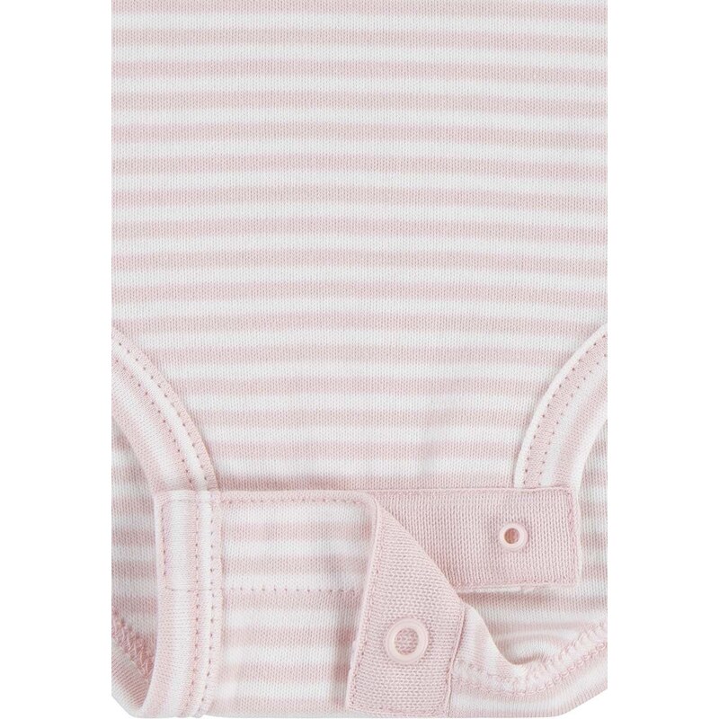 Bavlněné kojenecké body Levi's LVG 3PK BOW BODYSUIT SET 3-pack