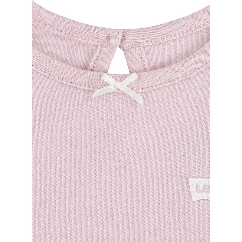 Bavlněné kojenecké body Levi's LVG 3PK BOW BODYSUIT SET 3-pack