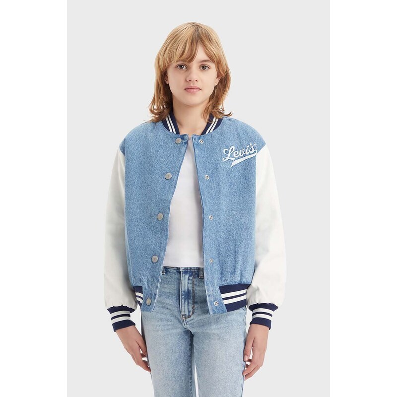 Dětská bomber bunda Levi's LVG DENIM BOMBER JACKET