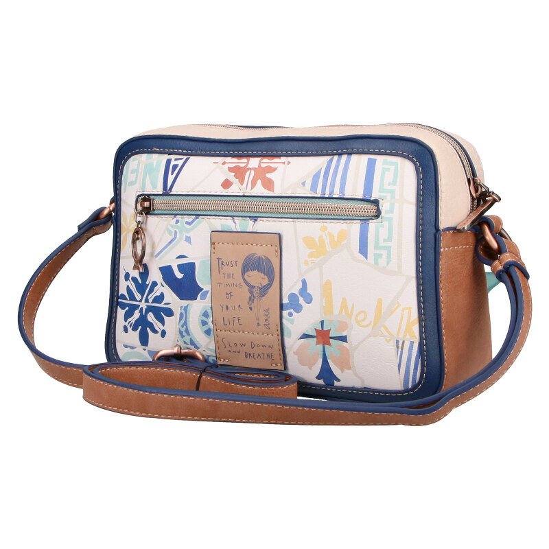 Dámská kabelka crossbody 34743-217 Anekke hnědá, multicolor