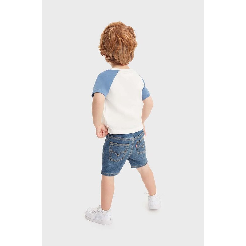 Kojenecká sada Levi's LVB LEVI BEAR RAGLAN & SHORT S