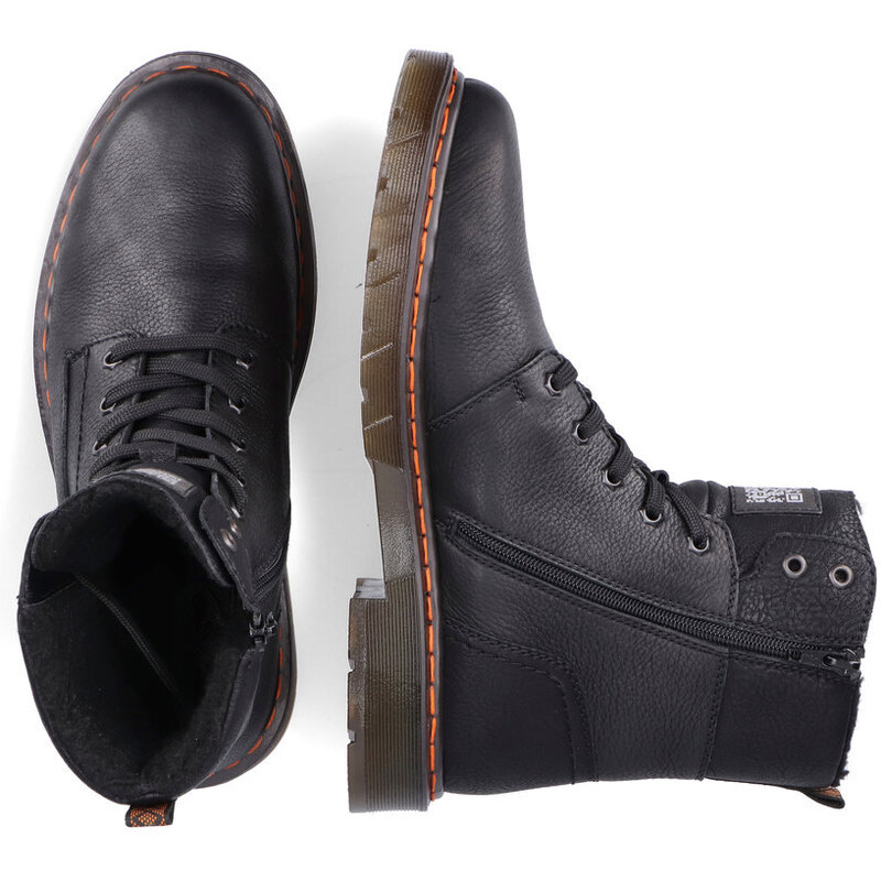 Pánská kožená kotníková obuv 32602-00 Rieker černá