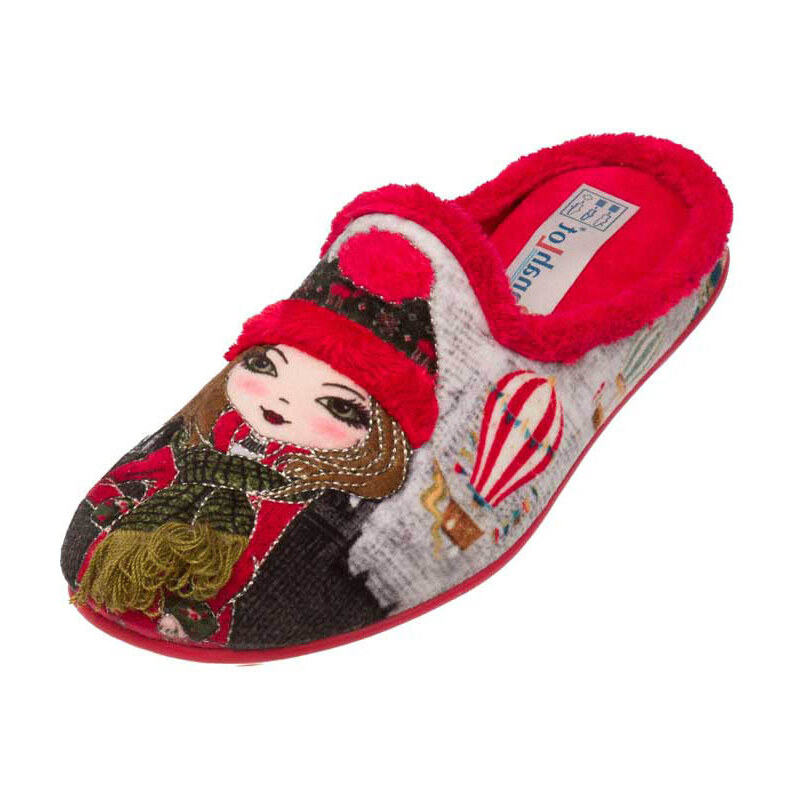 Dámská domácí obuv 9352464 SHOESY šedá 90116418