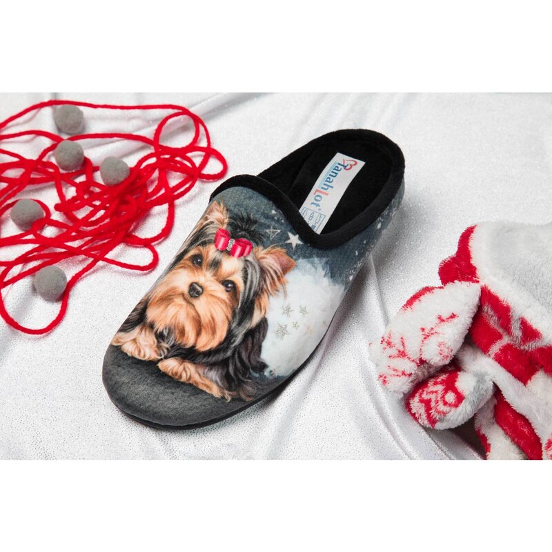 Dámská domácí obuv 9352461 SHOESY šedá 90116413