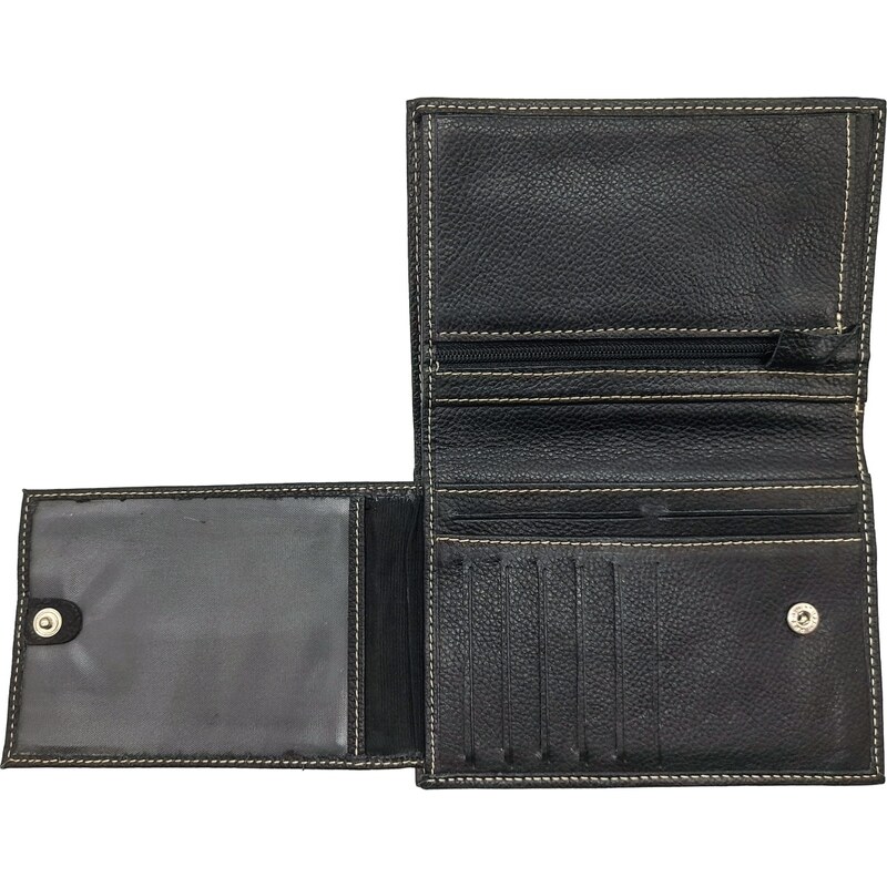 Pánská kožená peněženka M106-01 Anekta černá