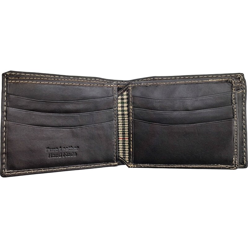 Pánská kožená peněženka E6602-03 Anekta hnědá