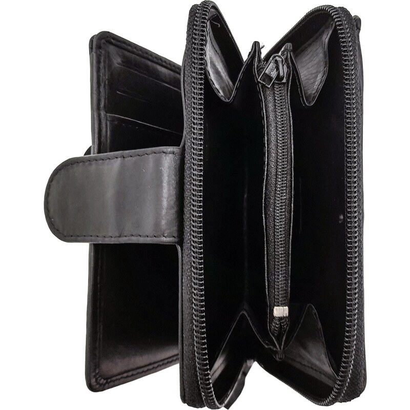 Dámská kožená peněženka F4844-01 Anekta černá