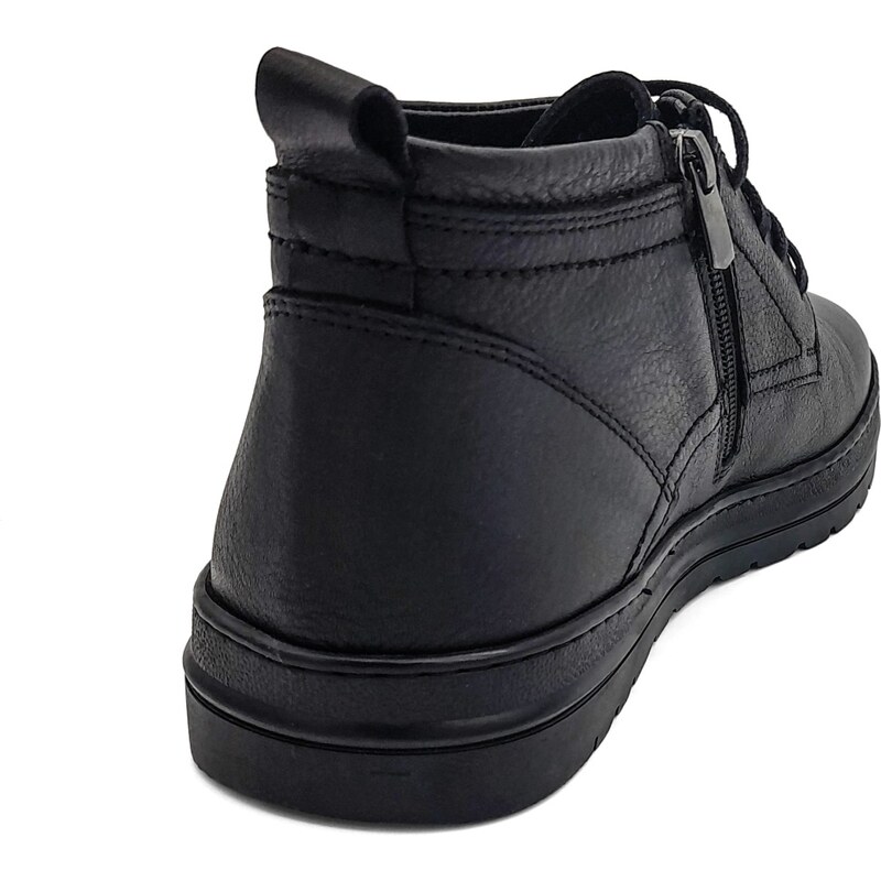 Pánské kotníkové boty na zip 204-2719/A,B WILD černá