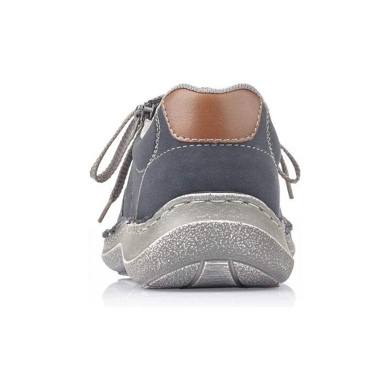 Pánská flexiblová obuv z ekokůže 03030-14 Rieker modrá