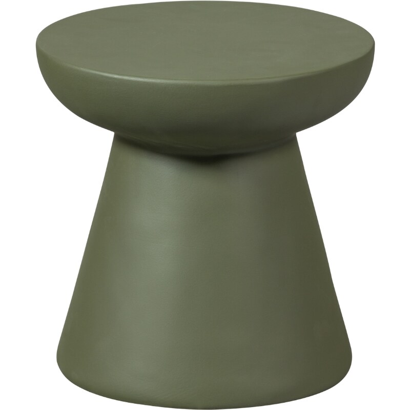 Hoorns Tmavě zelený odkládací stolek Emilia 30 cm