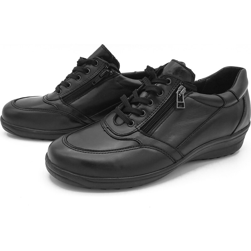 Dámské kožené polobotky 295/8500W Mediline černé 90116773