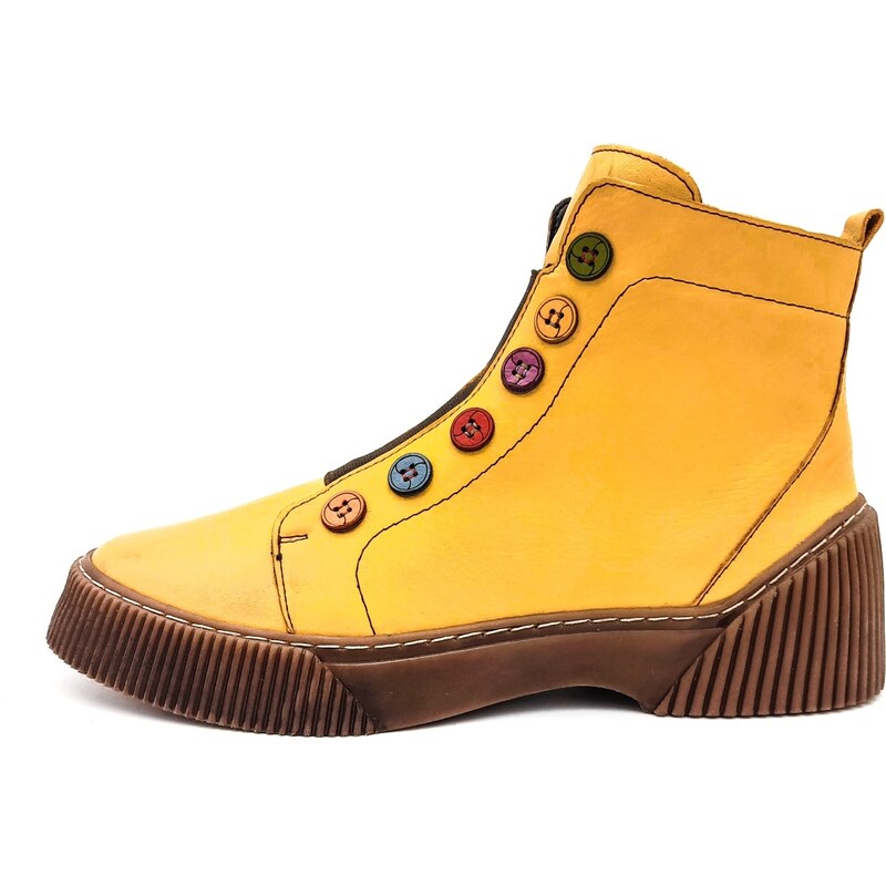 Dámská kotníková obuv 3100-493 IBERIUS žlutá