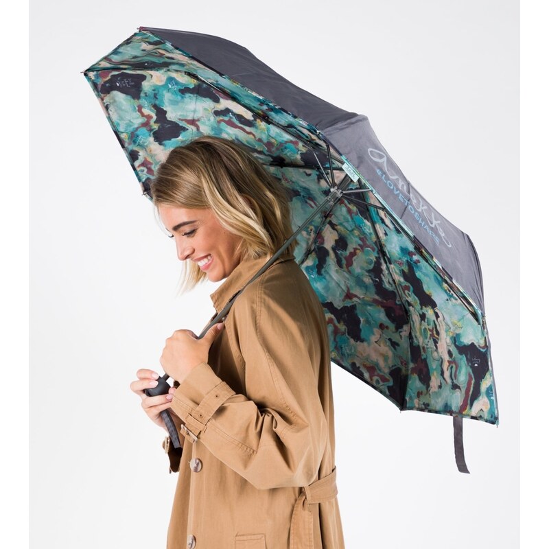 Dámský manuální deštník 35800-304 Anekke šedý, multicolor