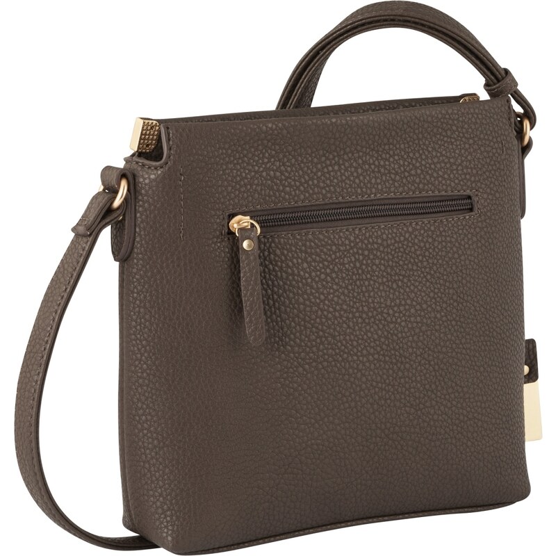 Dámská kabelka syntetická crossbody 8959 113 GELA dark taupe Gabor hnědá