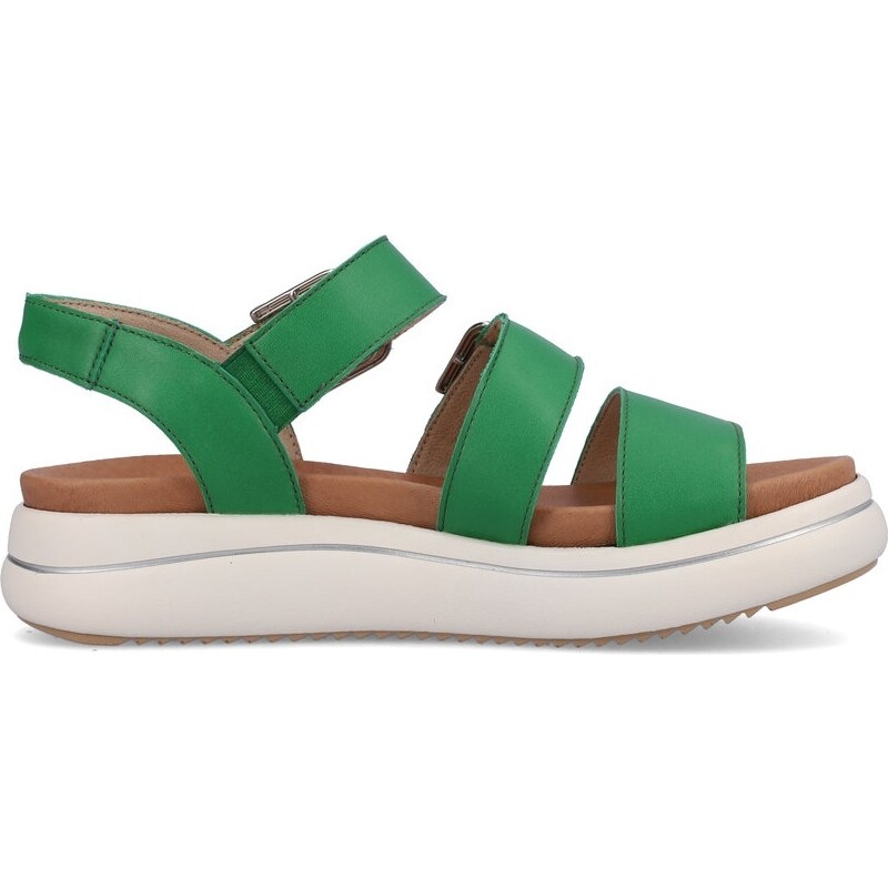 Dámské kožené sandálky D0L50-52 Remonte zelené
