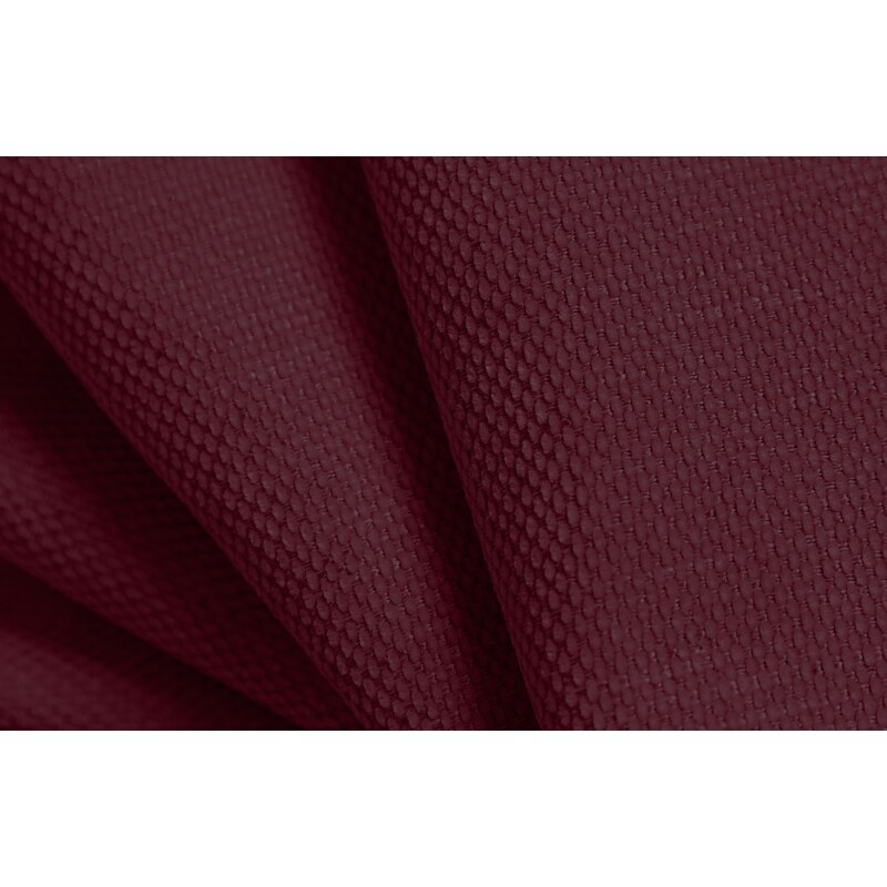Bordově červená čalouněná podnožka Windsor & Co Lola 100 x 100 cm