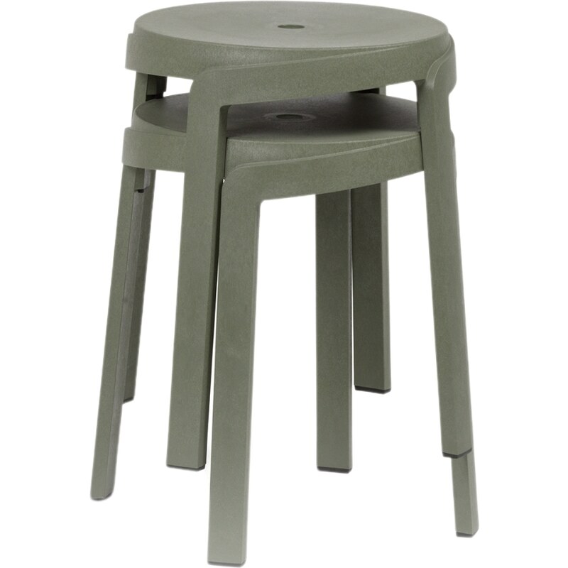 Nardi Zelená plastová zahradní stolička Stack Mini 36,5 cm