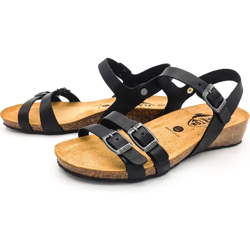 Dámské sandály 775920 VAQUETILLA CREPELINA Plakton černá