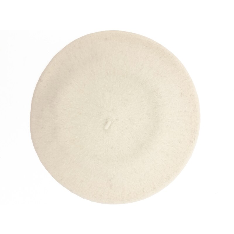 Dámský baret bílý Karpet