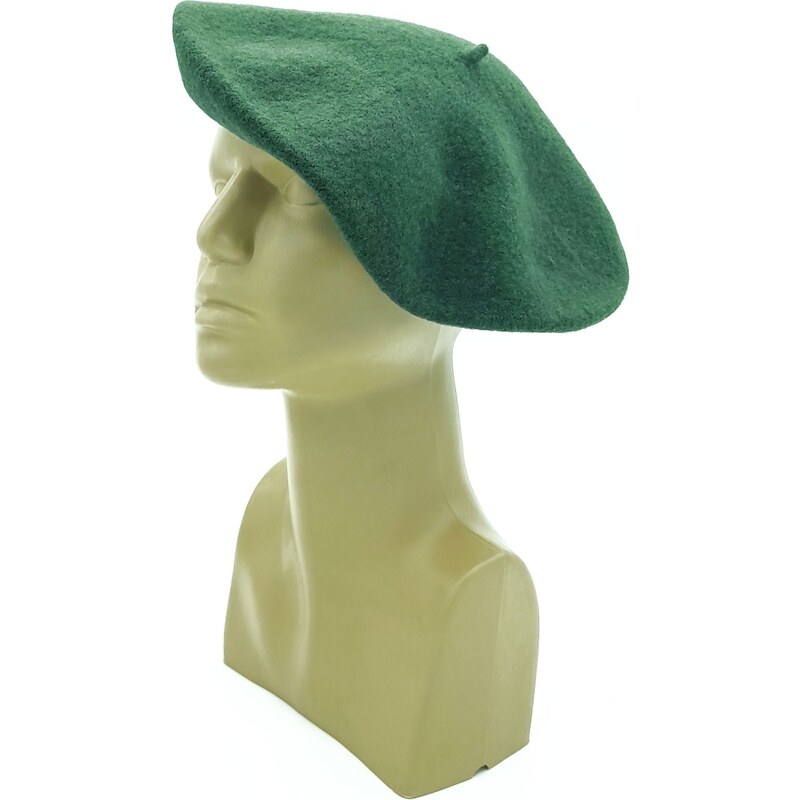 Dámský baret olivový Karpet 90117409