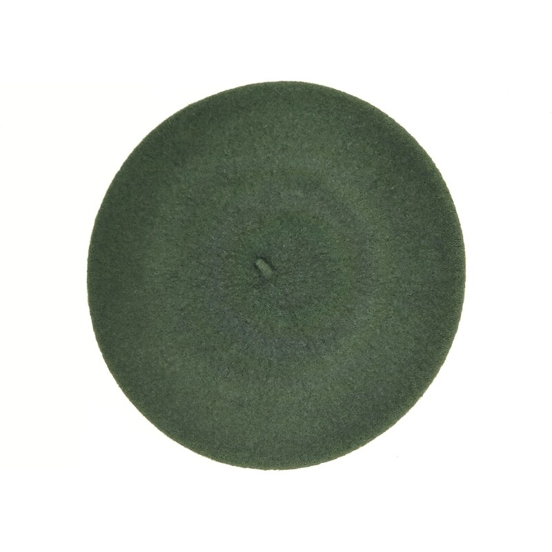 Dámský baret olivový Karpet