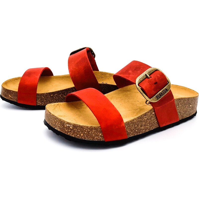 Dámské pantofle 343004 CP ROCK ROJO Plakton červené