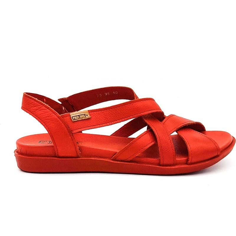 Dámské kožené sandále WOH-0805 BG PIKOLINOS červené