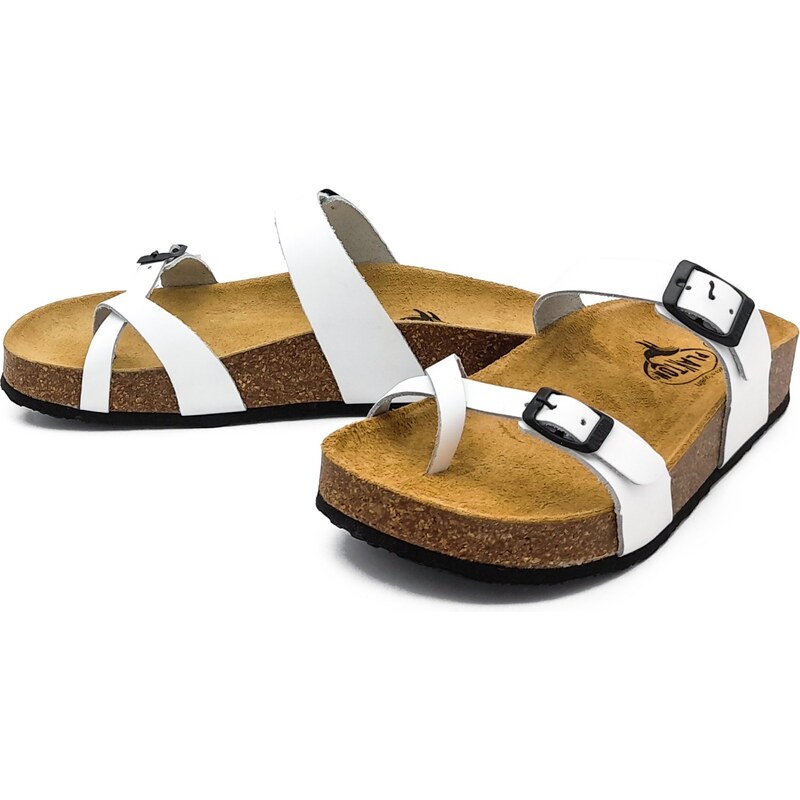 Dámské pantofle 341032 CP BOMBAY BLANCO Plakton bílé 90117743
