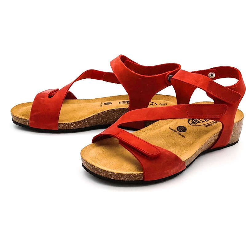 Dámské sandály 775894 NOELIA ROJO Plakton červené 90117751