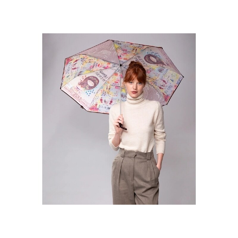Dámský automatický deštník 36600-311 Anekke růžový