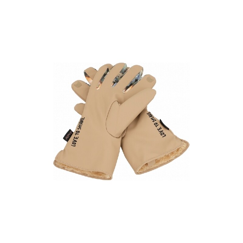 Dámské rukavice s kožíškem 37700-541 Anekke béžové