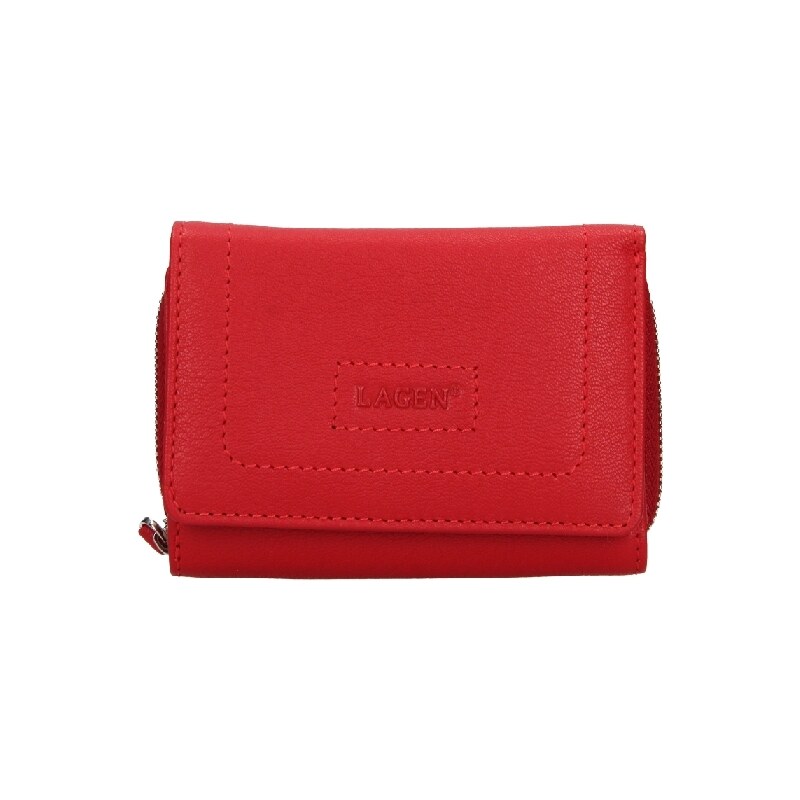 Dámská kožená peněženka BLC/4373/419 RED Lagen červená