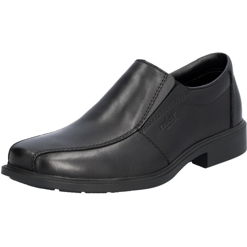 Pánské kožené polobotky B0051-00 Rieker černé