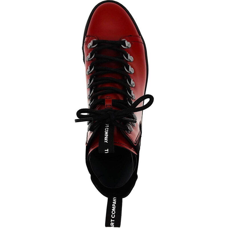 Dámská kotníková obuv 1526 ART červená