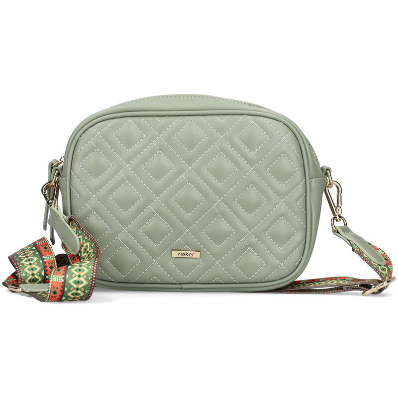 Dámská kabelka crossbody H1500-52 Rieker zelená