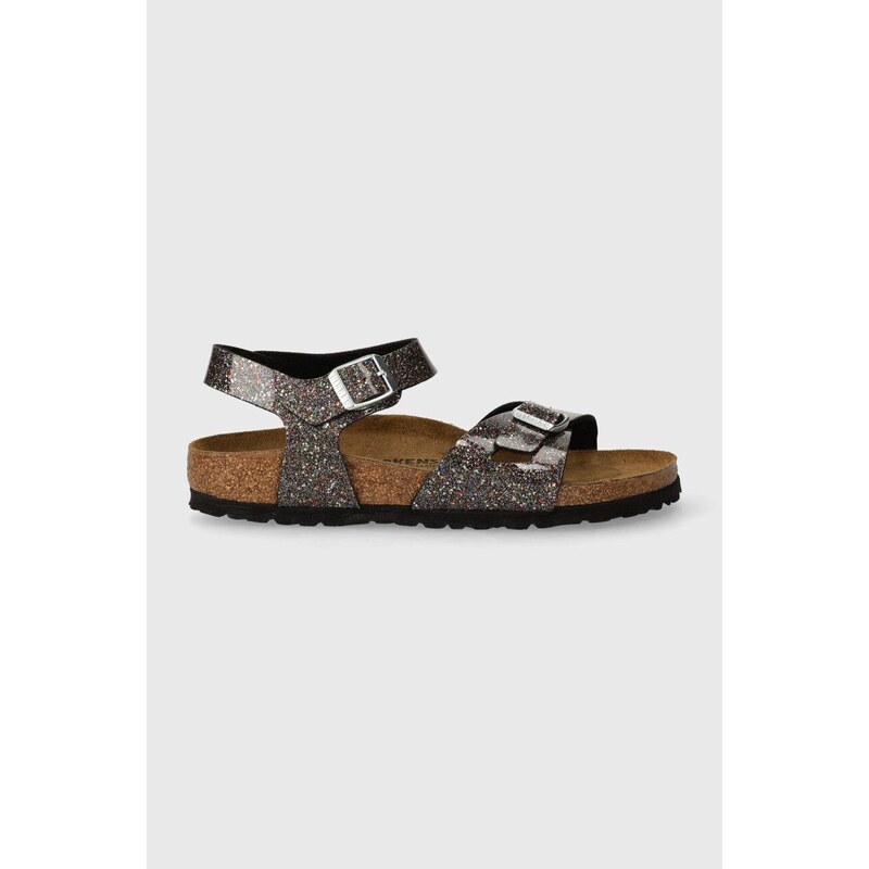 Dětské sandály Birkenstock Rio Kids BF černá barva