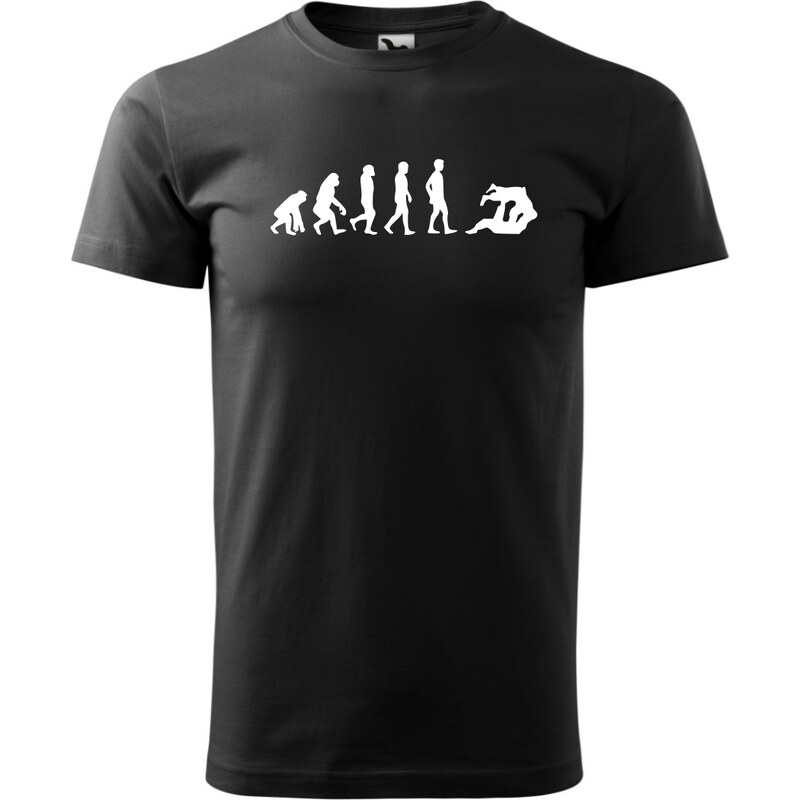 Fenomeno Pánské tričko - Evoluce jiu-jitsu - černé