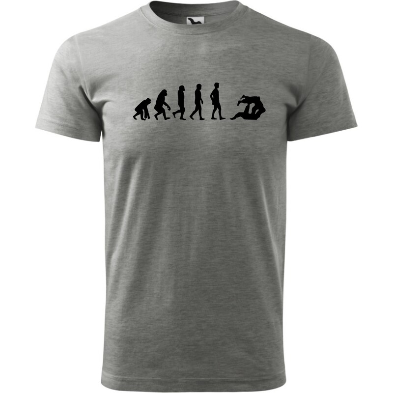 Fenomeno Pánské tričko - Evoluce jiu-jitsu - šedé