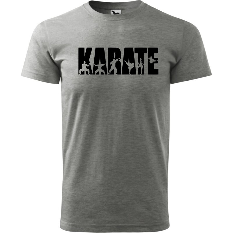 Fenomeno Pánské tričko - Karate - šedé