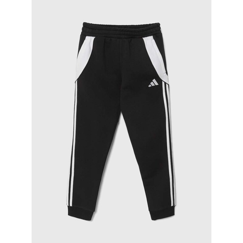 Dětské tepláky adidas Performance TIRO24 SWPNTY černá barva, s aplikací