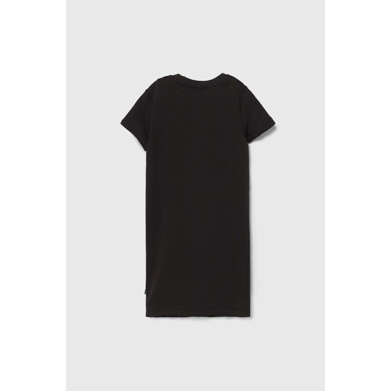 Dívčí šaty Puma ESS+ Logo Dress TR G černá barva, mini
