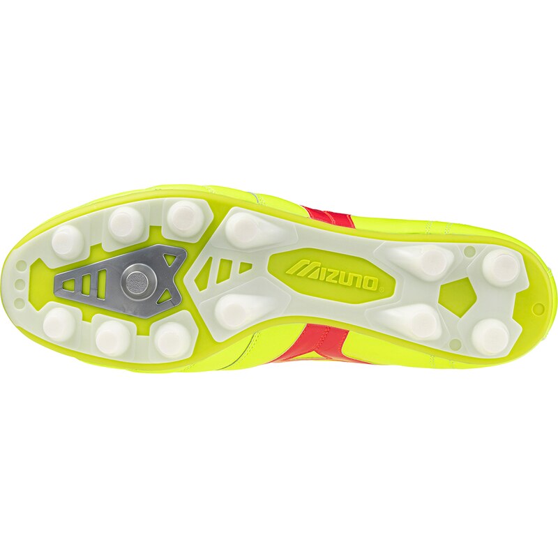 Mizuno MORELIA II ELITE MD Safety Yellow / Fiery Coral 2 / Galaxy Silver